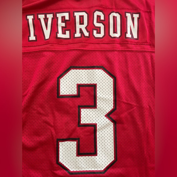 Vintage Reebok Allen Iverson I3 Limited Edition Football Jersey #3 XXL - Picture 7 of 9